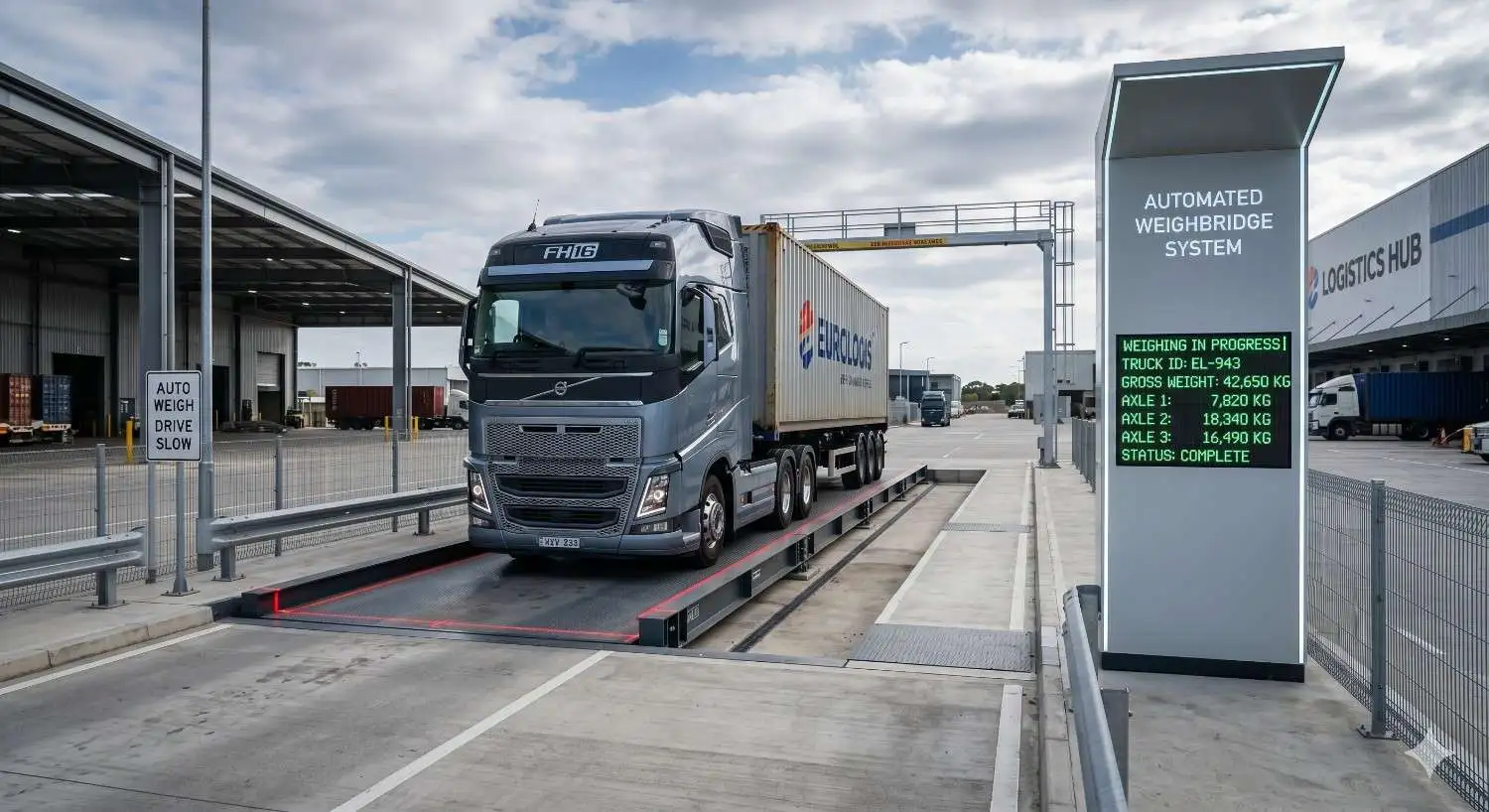 Automated truck scale