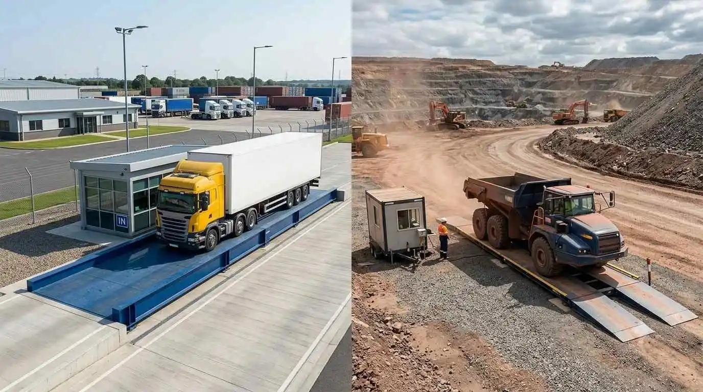 Static and portable weighbridge
