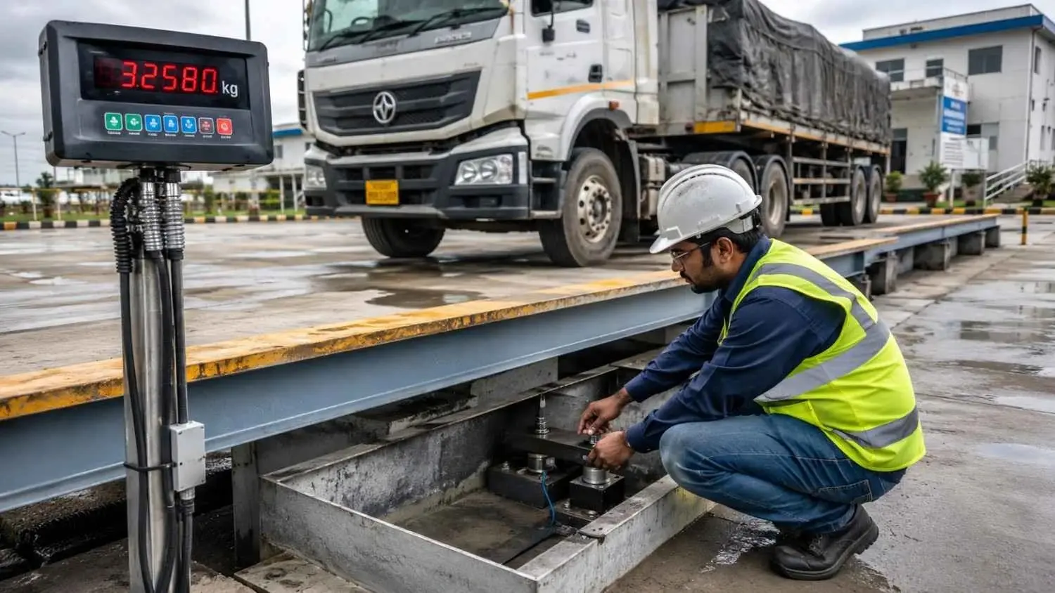 Weighbridge maintenance inspection